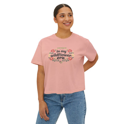 In My Wildflower Era Boxy Tee
