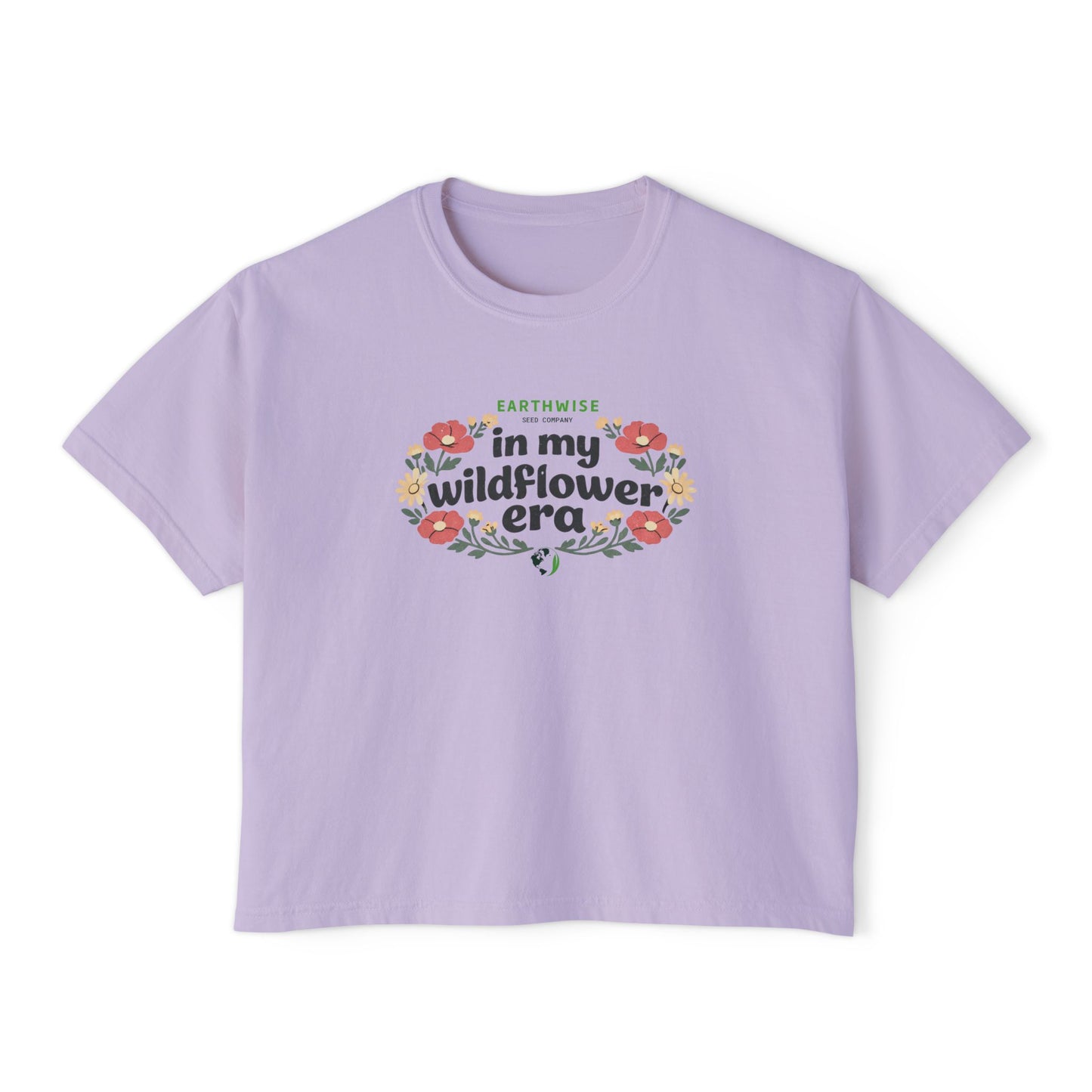 In My Wildflower Era Boxy Tee