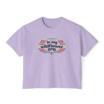 In My Wildflower Era Boxy Tee