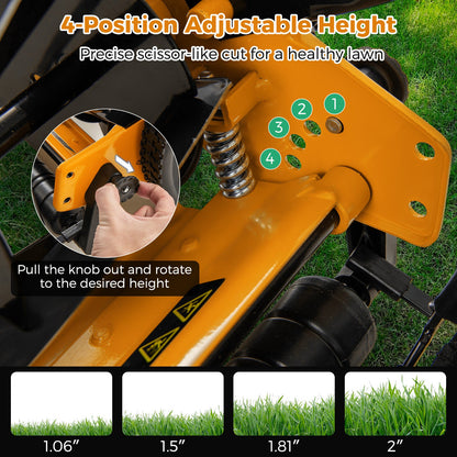 Earthwise Seed 14" Manual Reel Lawn Mower