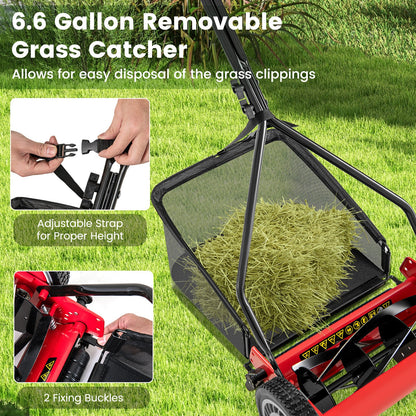 Earthwise Seed 14" Manual Reel Lawn Mower