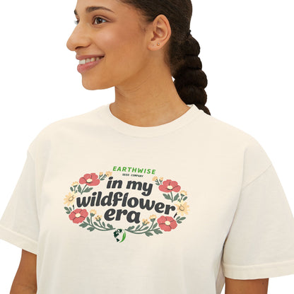 In My Wildflower Era Boxy Tee