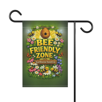 Bee Friendly Garden Flag