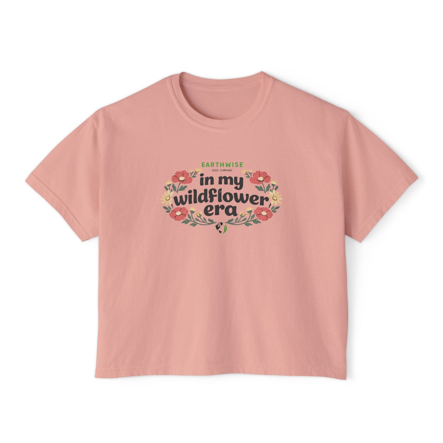In My Wildflower Era Boxy Tee