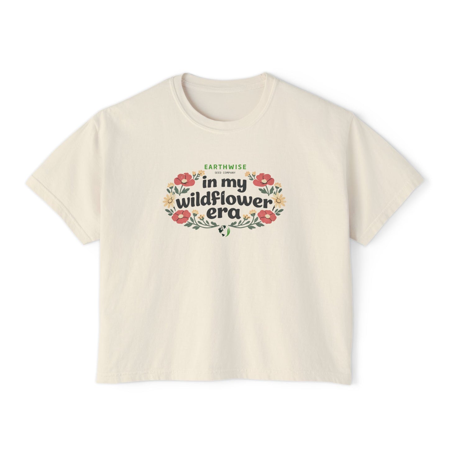 In My Wildflower Era Boxy Tee
