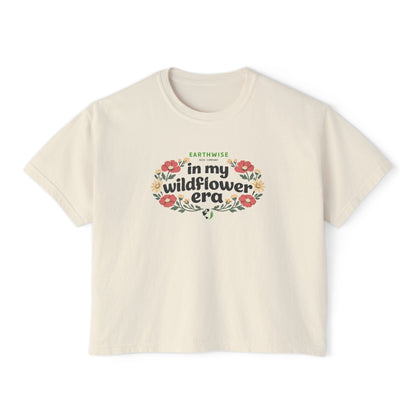 In My Wildflower Era Boxy Tee