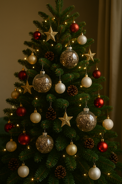 Native Wildflower Seed Ornaments (3-Pack) – Holiday Gift Set | 100% Pollinator-Friendly, Non-GMO Heritage Mix