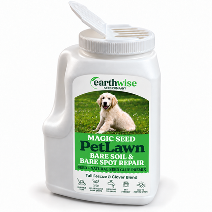 Earthwise Magic Seed PetLawn | Bare Soil & Bare Spot Repair