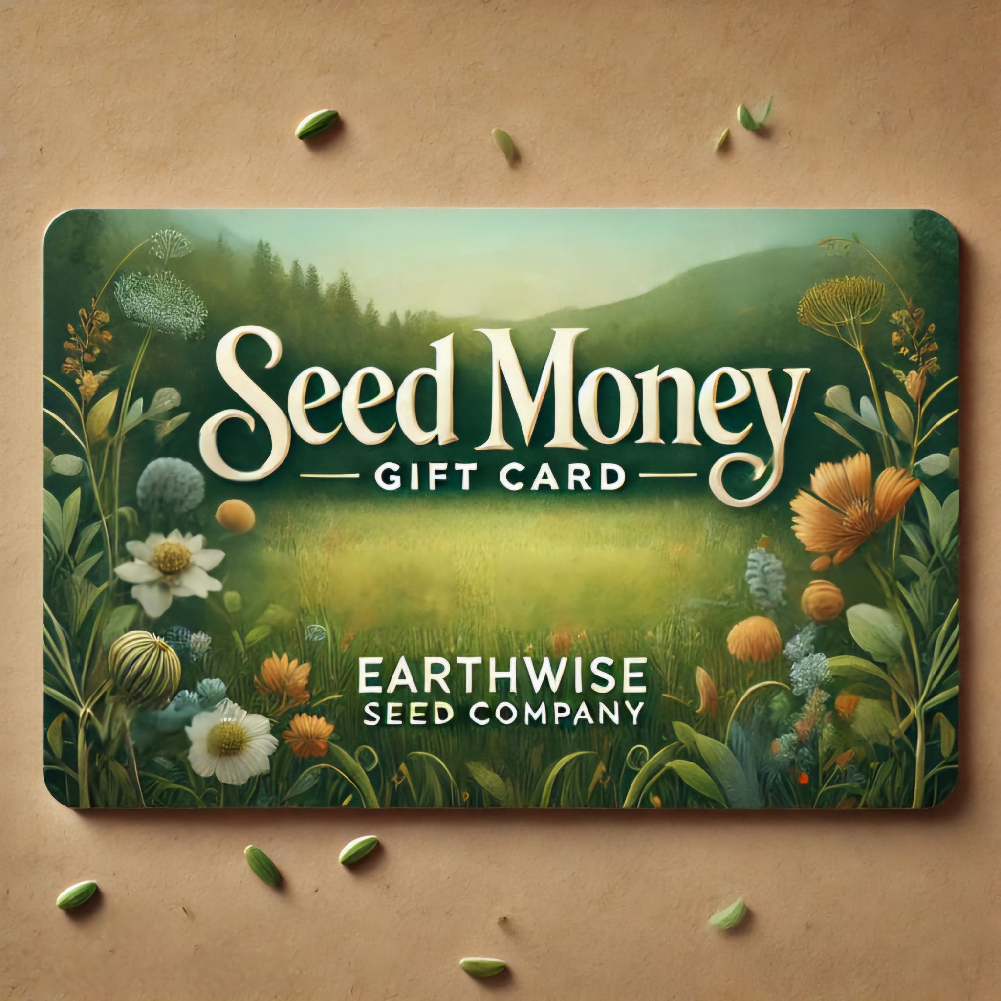 Seed Money 💰 Gift Card | A Gift That Grows – Earthwise Seed