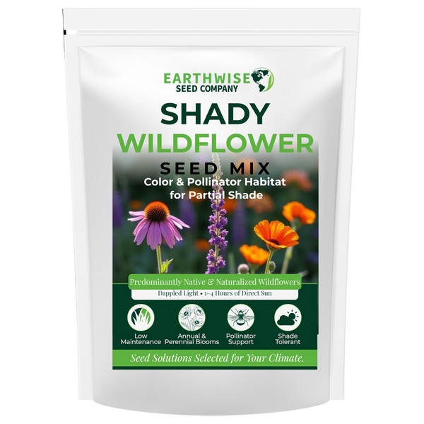 Shady Wildflower Product Bag with label