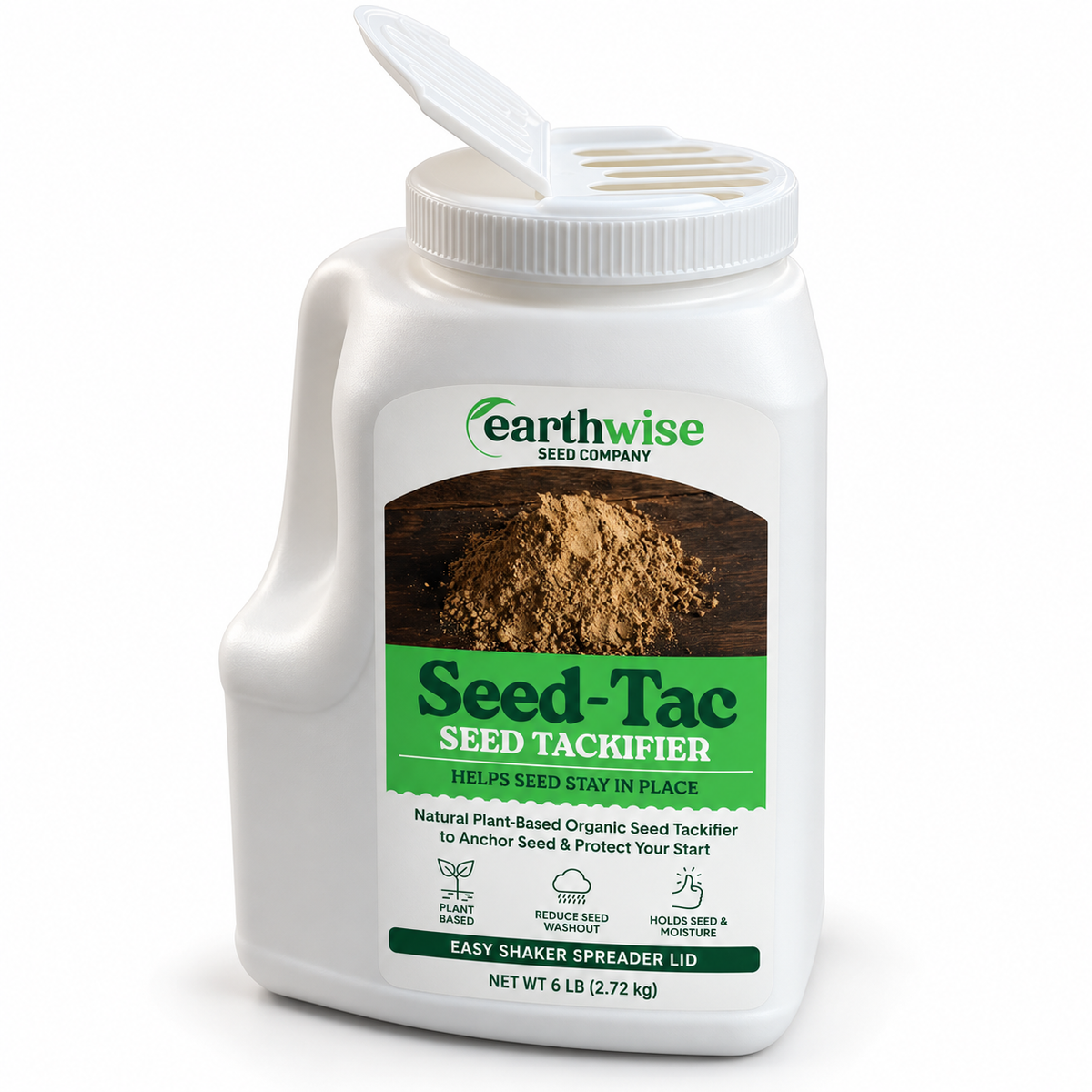 Earthwise Seed-Tac | Organic Seed Binder Shaker