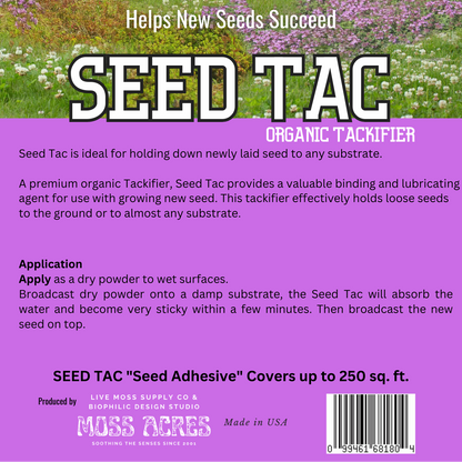Seed Tac  Organic Tackifier, Helps New Seed Succeed