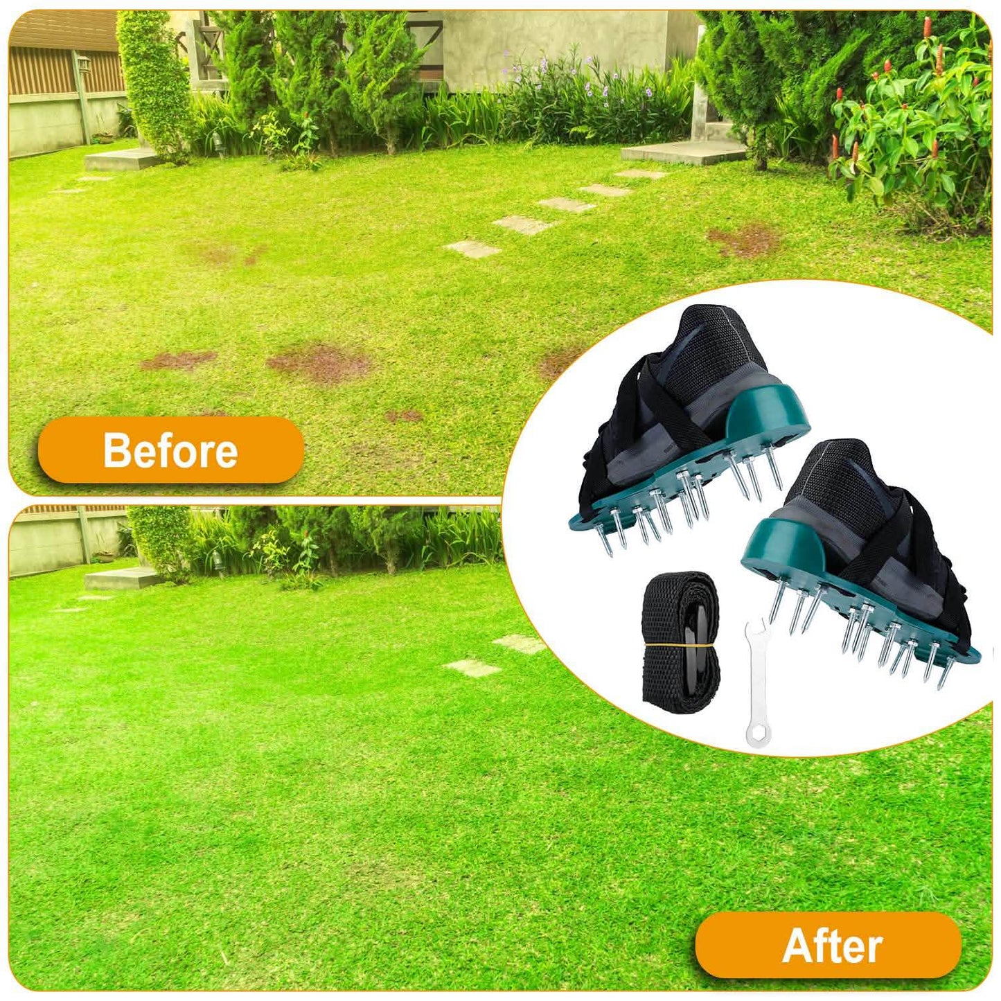 Earthwise Step-In™ Lawn Aerator Sandals