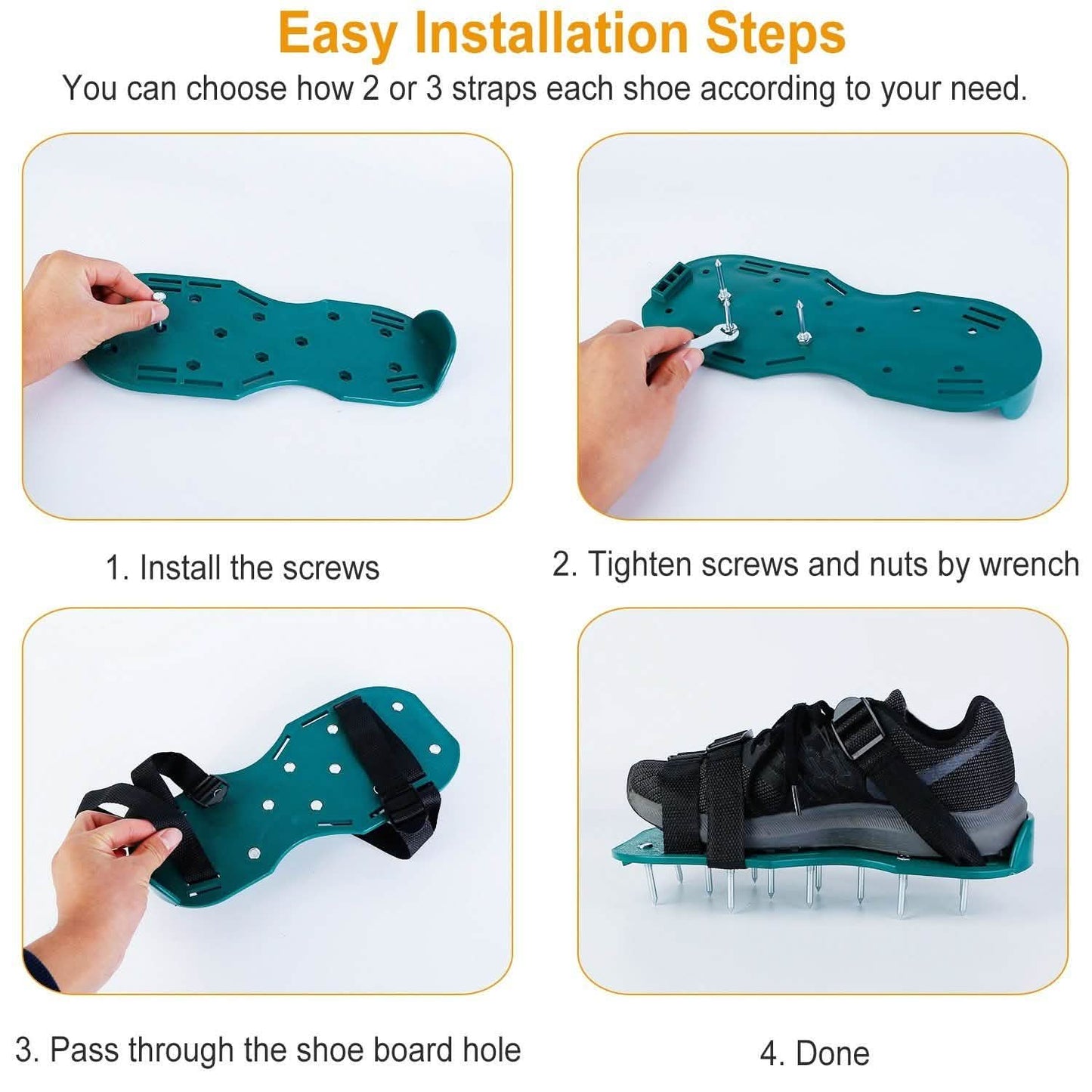 Earthwise Step-In™ Lawn Aerator Sandals