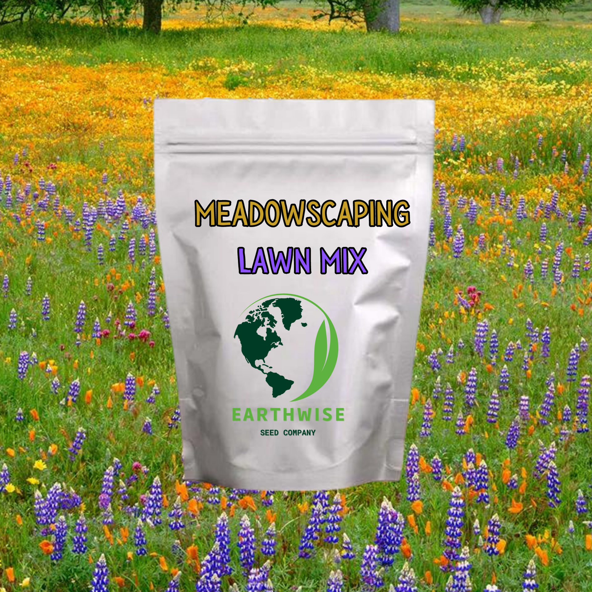 garden wise grass seed Meadowscaping Mix Alternative Lawn Seed — for Low-Maintenance, Eco-Friendly Lawns
